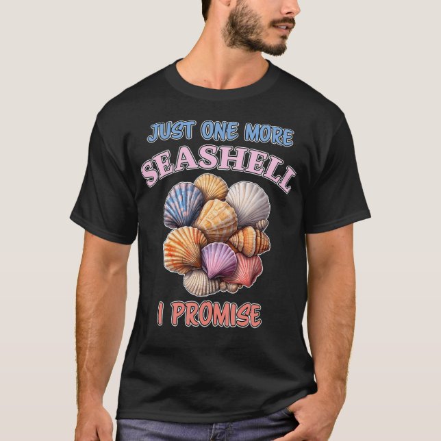 Camiseta Just One More Seashell Clam Shell (Anverso)