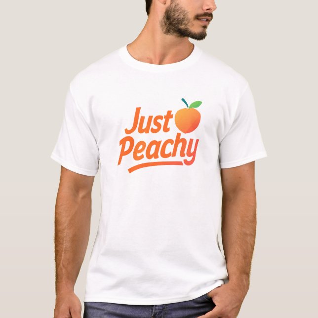 Camiseta just peachy  (Anverso)