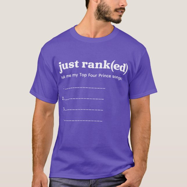 Camiseta Just Ranked Tee Prince  (Anverso)