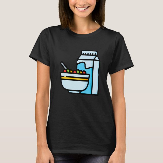 Camiseta Just Really Like Breakfast Cereal OK Cereal   1 (Anverso)