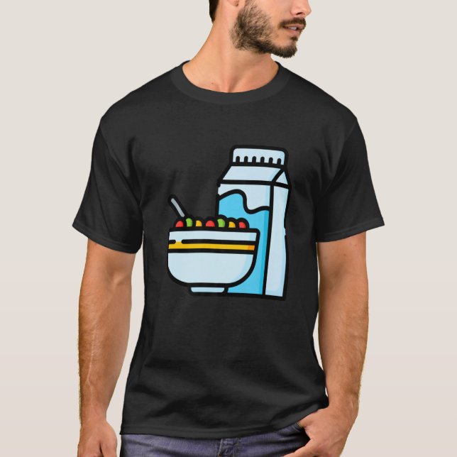 Camiseta Just Really Like Breakfast Cereal OK Cereal   1 (Anverso)