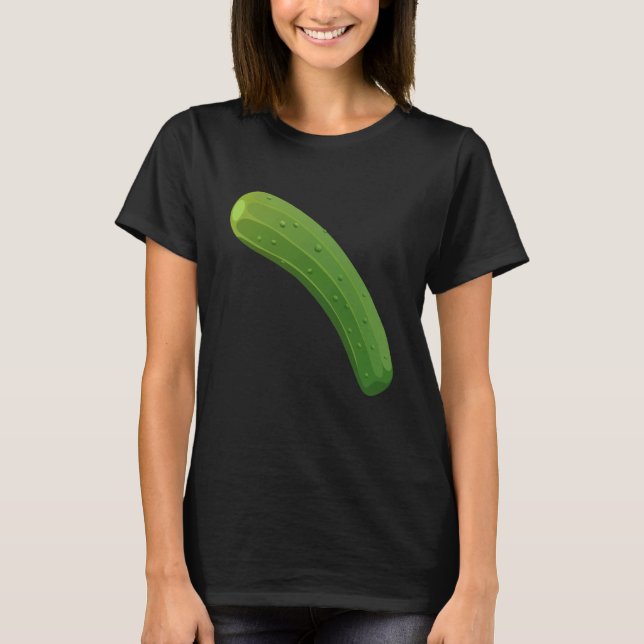 Camiseta Just Really Like Cucumbers Cucumber Pickle Vegetab (Anverso)