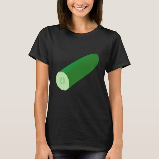 Camiseta Just Really Like Cucumbers Cucumber Pickle Vegetab (Anverso)