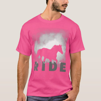 Camiseta Just Ride Ropa de Equitación Caballo
