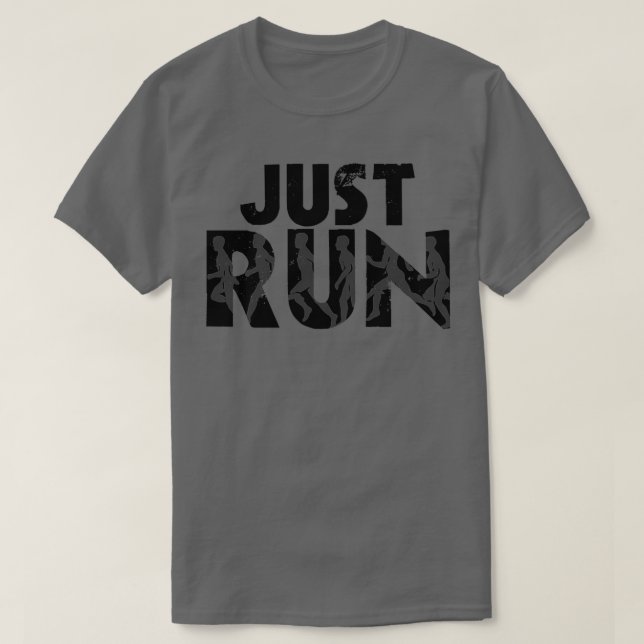 Camiseta Just Run  (Diseño del anverso)