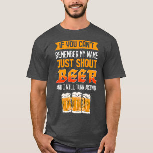 Camiseta Just Shout Beer For Beer Lovers