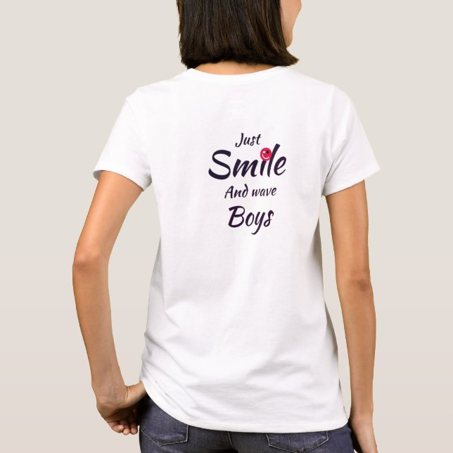 Camiseta Just smile and wave boys (Reverso)