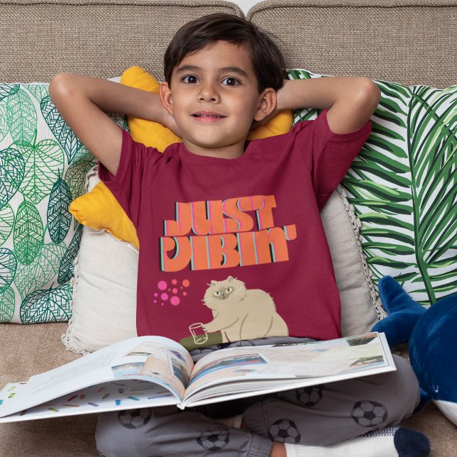 Camiseta Just Vibin' (Cat) (Subido por el creador)