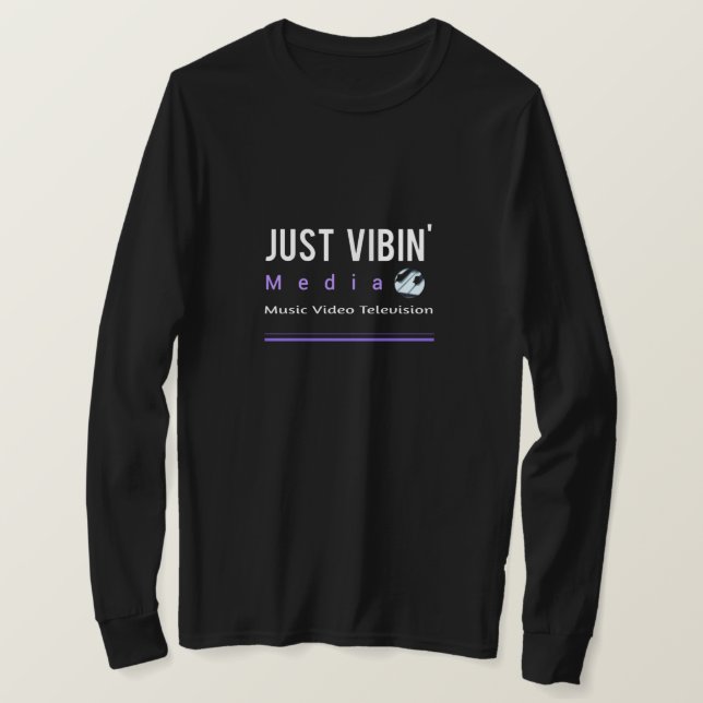 Camiseta Just Vibin' Media T-Shirt (Anverso del diseño)