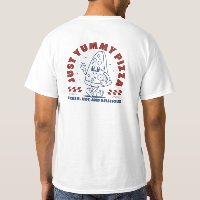 Camiseta Just Yummy Pizza Tee (Reverso)