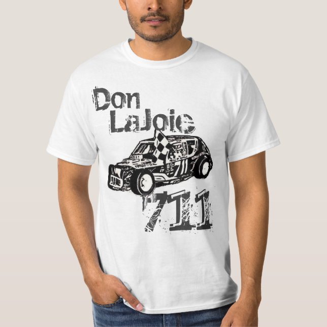Camiseta justa de Don Lajoie Danbury Racearena B&W (Anverso)