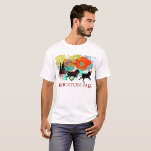 Camiseta justa del caballo y del carro de Brockton