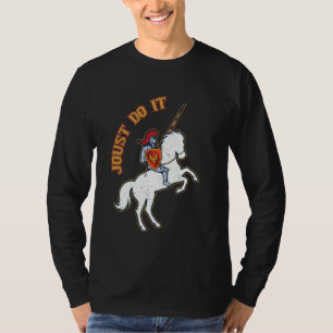 Camiseta Justarlo Divertido Ren Faire Justa Caballeros Medi