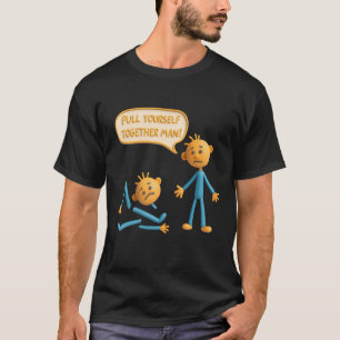 Camiseta Jústate, niño roto, palo sarcasmo sa