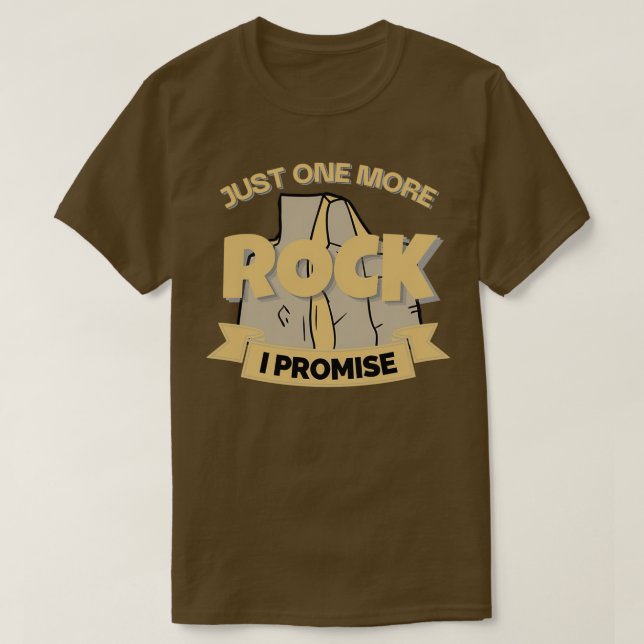 Camiseta Juste un rocher de más je promets clasique (Diseño del anverso)