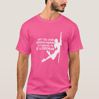Camiseta Justell Your Friends Mummy Israel Fireman frien