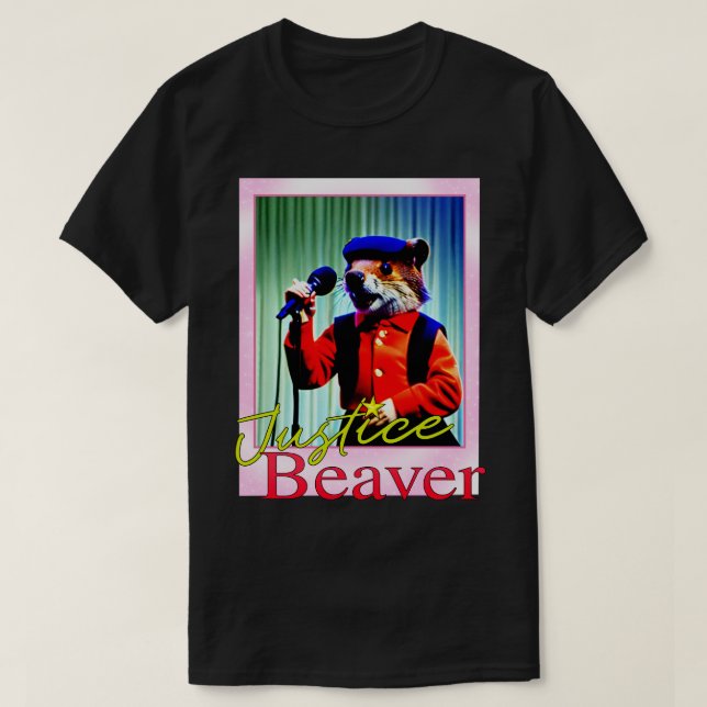 Camiseta Justice Beaver (Diseño del anverso)