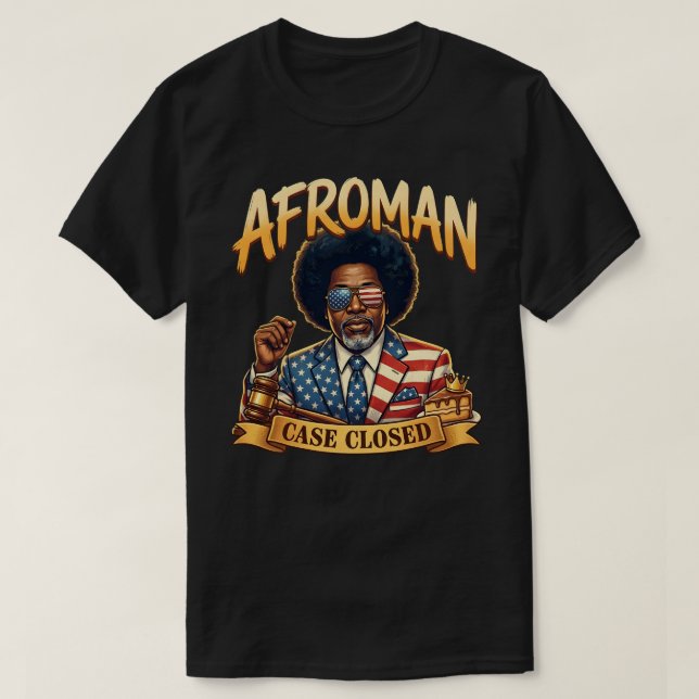 Camiseta Justice for Afroman | Case Closed Lemon Pound Cake (Diseño del anverso)