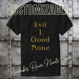 Camiseta Justice for Renée Nicole Good Gold Statement