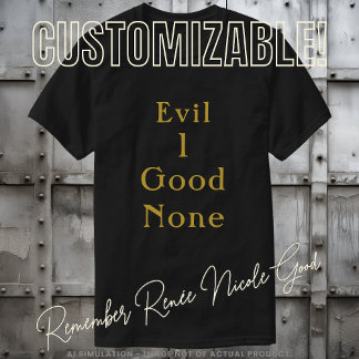 Camiseta Justice for Renée Nicole Good Gold Statement