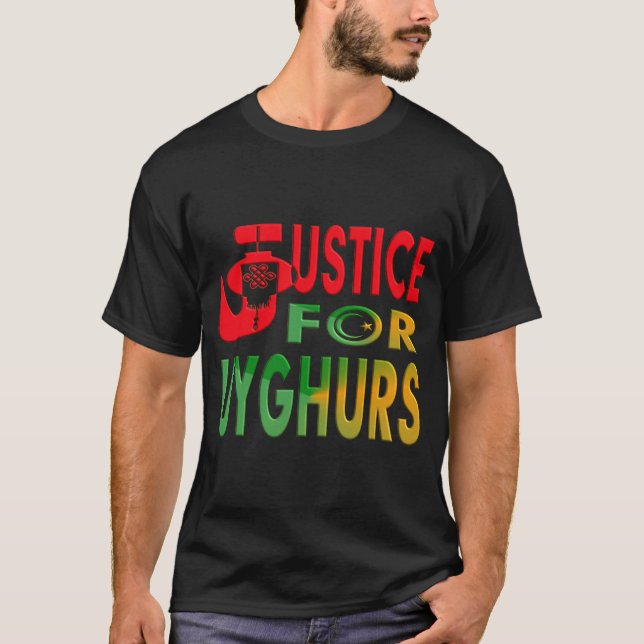 CAMISETA JUSTICE FOR UYGHURS (Anverso)