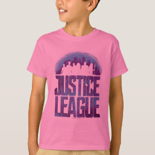 Camiseta Justice League   Justice League City Silhouette
