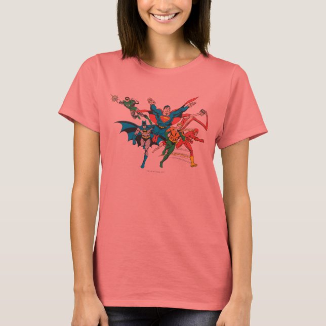 Camiseta Justice League of America Group 4 (Anverso)