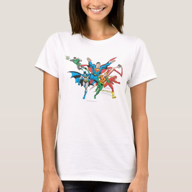 Camiseta Justice League of America Group 4 (Anverso)