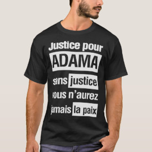 Camiseta justice pour adama Classic T-Shirt