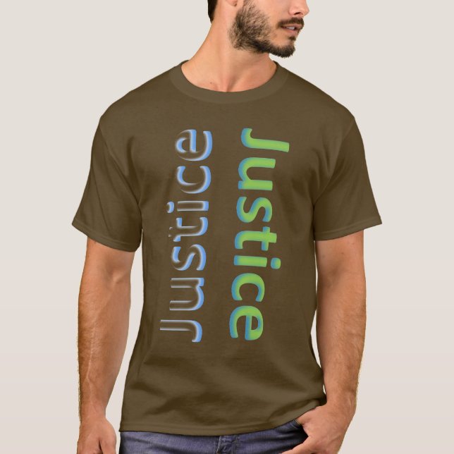 Camiseta justicia (Anverso)