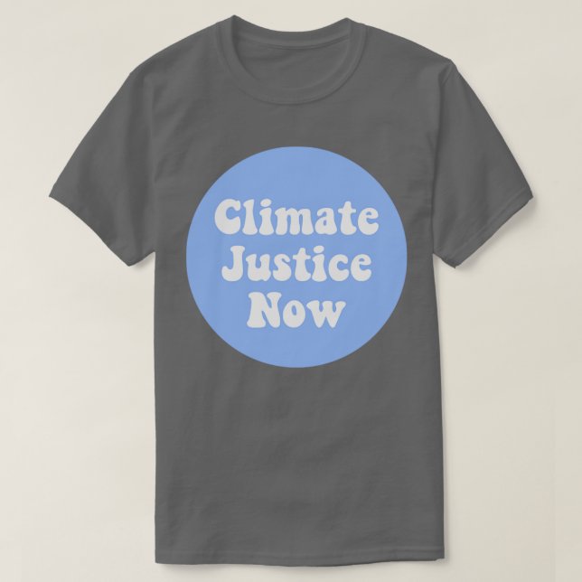 Camiseta Justicia climática ahora2 (Diseño del anverso)