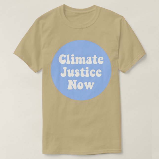 Camiseta Justicia climática ahora2 (Diseño del anverso)