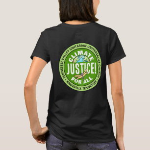Camiseta ¡Justicia climática de TVUUC! para TODAS las camis