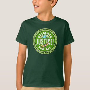 Camiseta ¡Justicia climática de TVUUC! para TODAS las camis