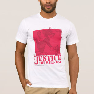 Camiseta Justicia de Tom y Jerry la manera dura