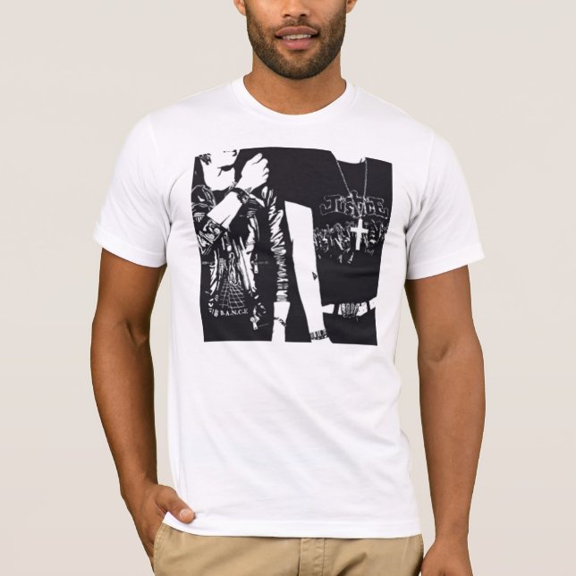 Camiseta Justicia "génesis " (Anverso)
