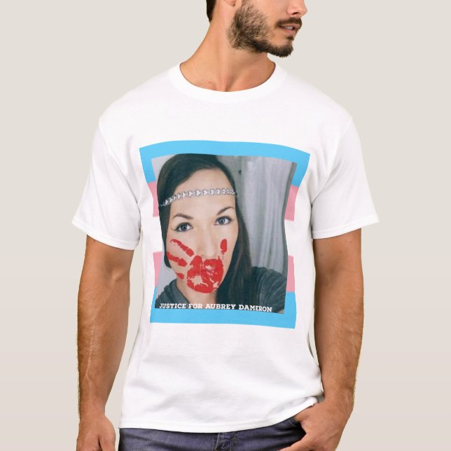 Camiseta Justicia para Aubrey Shirt (Anverso)