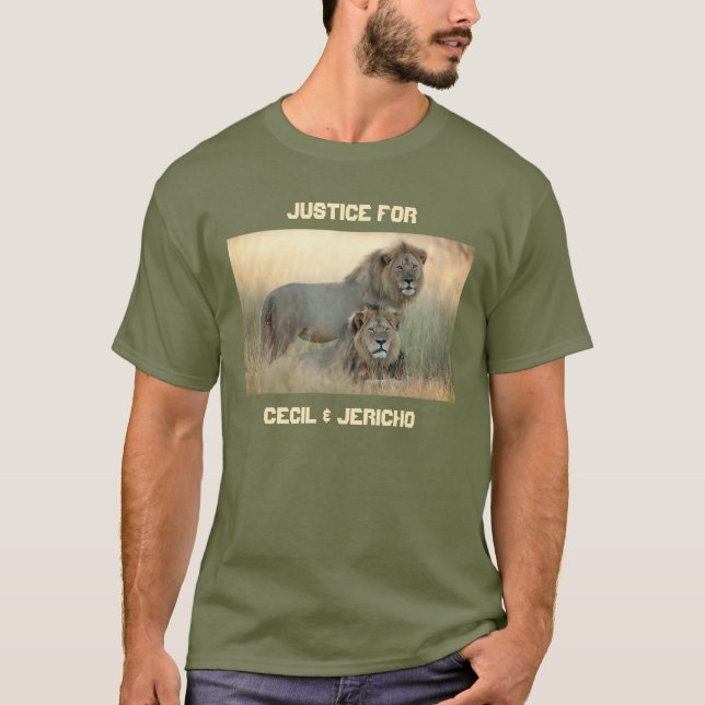 Camiseta Justicia para Cecil y Jericho para los Hermanos Le (Anverso)