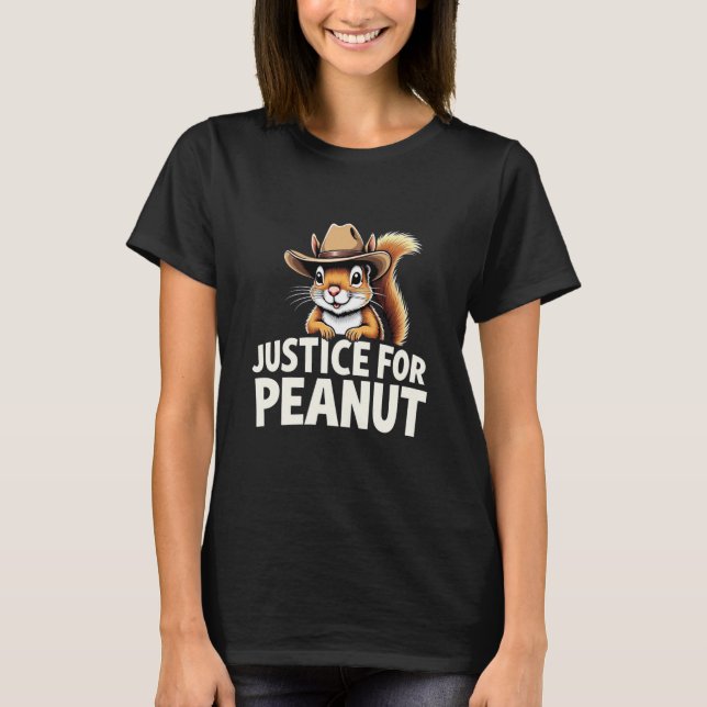 Camiseta Justicia Para El Cacahuete (Anverso)