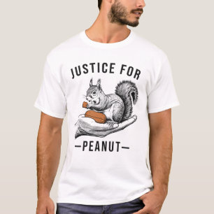 Camiseta Justicia Para El Cacahuete La Ardilla - Ardilla De