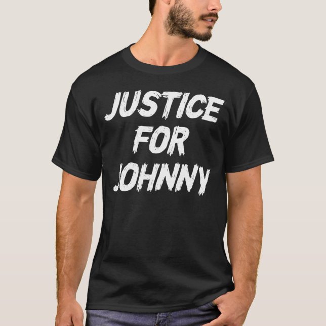 Camiseta Justicia Para Johnny (Anverso)