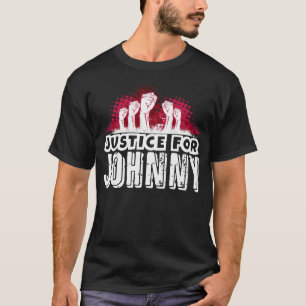Camiseta Justicia para Johnny T-Shirt, de pie con Johnny