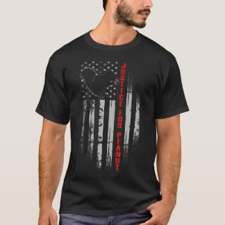Camiseta Justicia Para La Ardilla De La Bandera De Maní