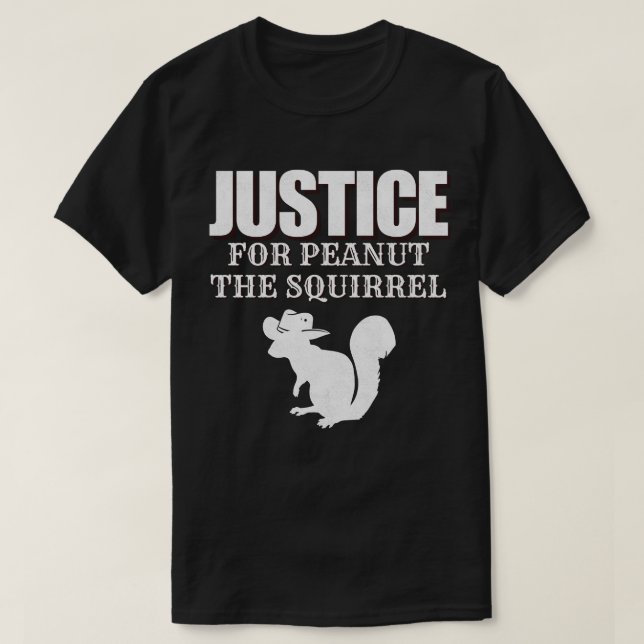Camiseta Justicia para la ardilla del maní (Diseño del anverso)