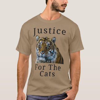 Camiseta Justicia para los gatos Eotic Tiger Premium