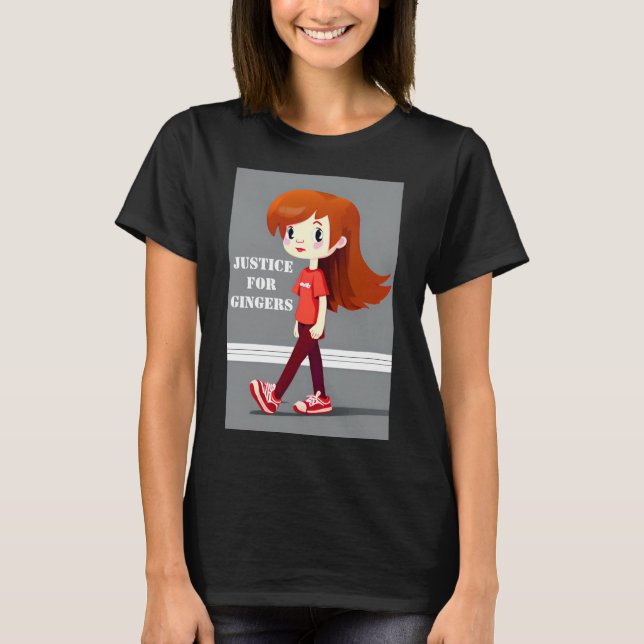 Camiseta Justicia Para Los Gingers (Anverso)