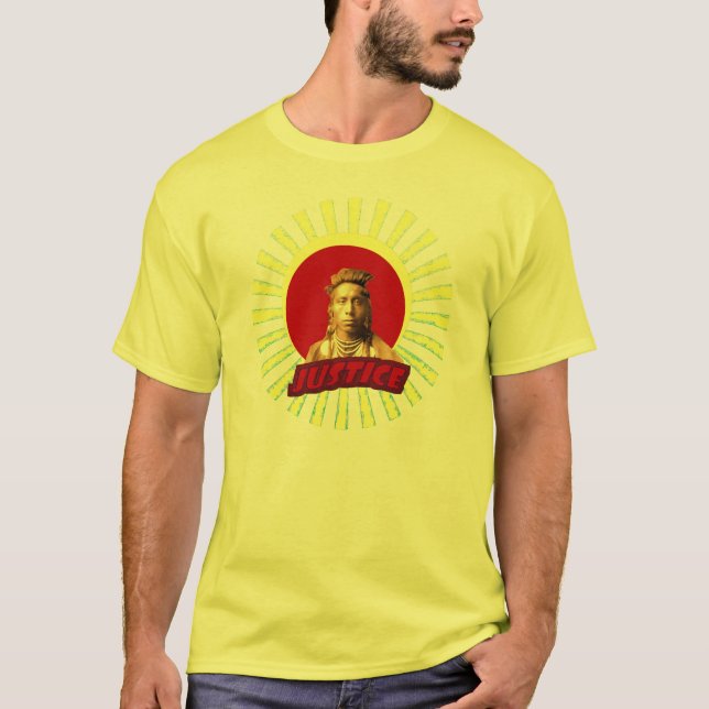 Camiseta Justicia para los indígenas (Anverso)