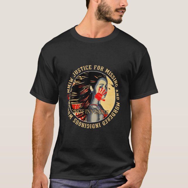 Camiseta Justicia Para Los Indígenas Desaparecidos De Mmiw  (Anverso)