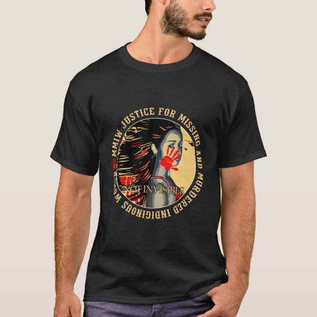 Camiseta Justicia Para Los Indígenas Desaparecidos De Mmiw  (Anverso)