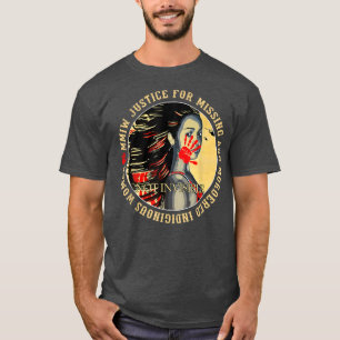 Camiseta Justicia para MMIW desaparecida mina indígena ases